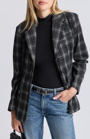 Bagatelle Knit Jacquard Single Breasted Hourglass Blazer