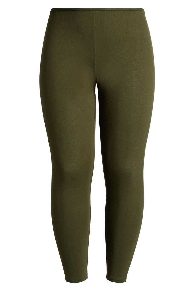 Comfortable Ankle Leggings, Alternate, color, OLIVE