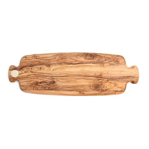Olive Wood Cutting Board, 16.5" x 5.5" x 0.75"
