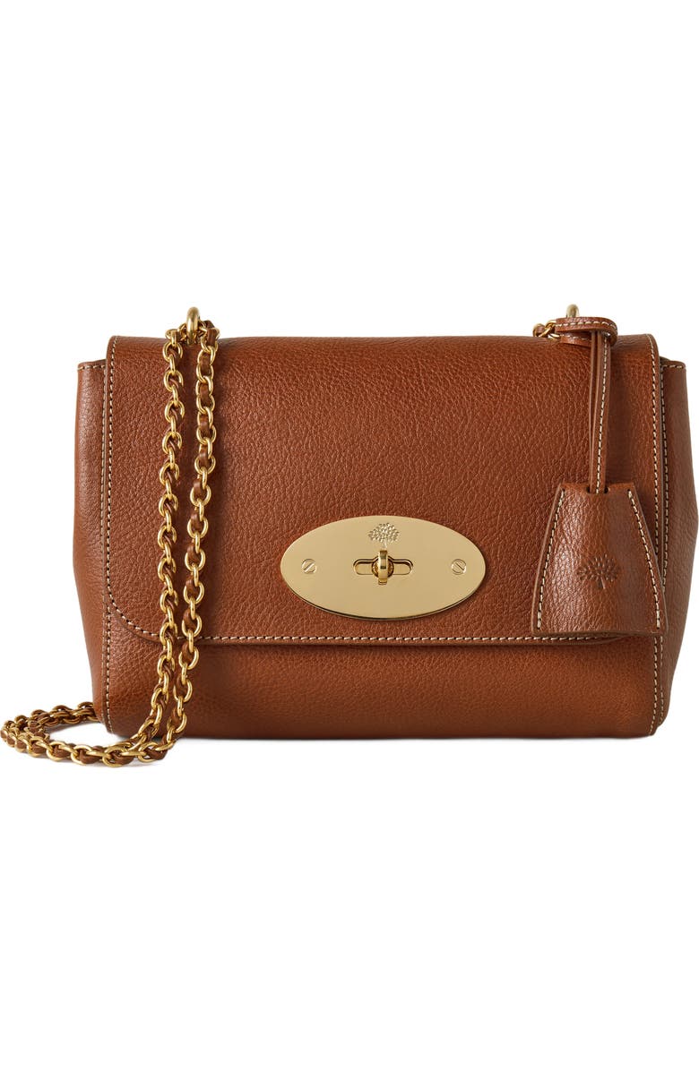 Mulberry Lily Stitched Leather Convertible Shoulder Bag, Main, color,