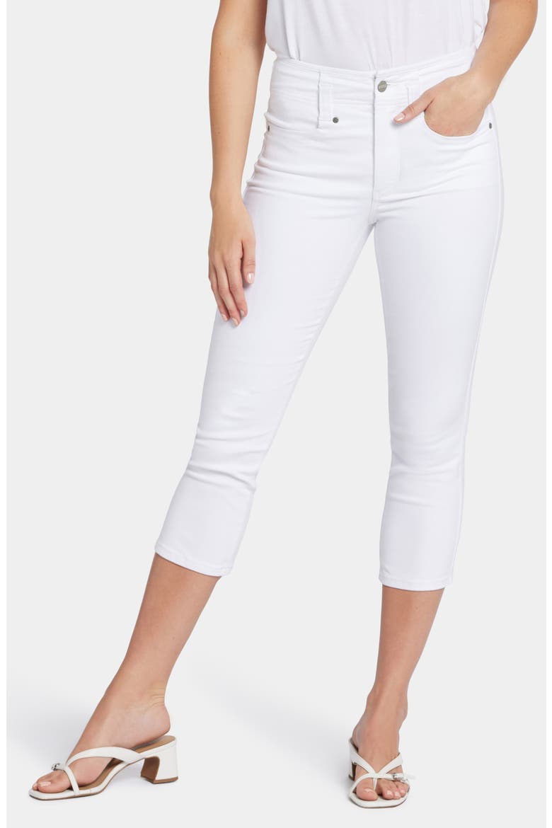 Ami High Waist Skinny Capri Jeans, Main, color, OPTIC WHITE