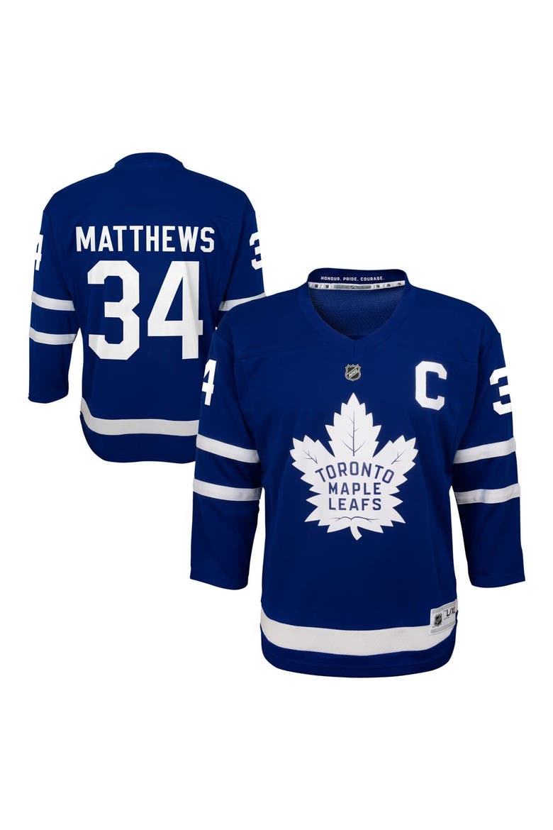 Preschool Auston Matthews Blue Toronto Maple Leafs  Replica Player Jersey, Main, color, Blue