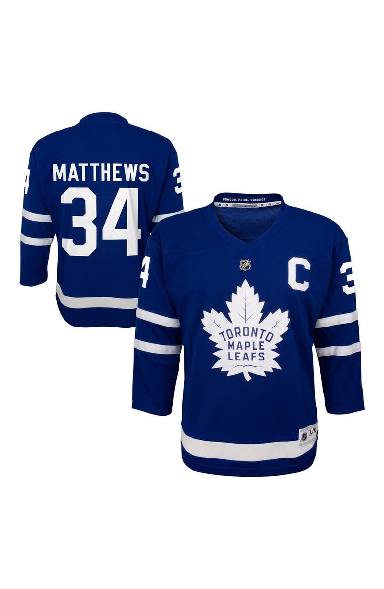 Outerstuff Preschool Auston Matthews Blue Toronto Maple Leafs Replica Player Jersey, Main, color, Blue