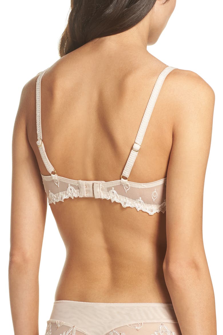 Champs-Élysées Underwire Demi Bra, Alternate, color, CAPPUCCINO