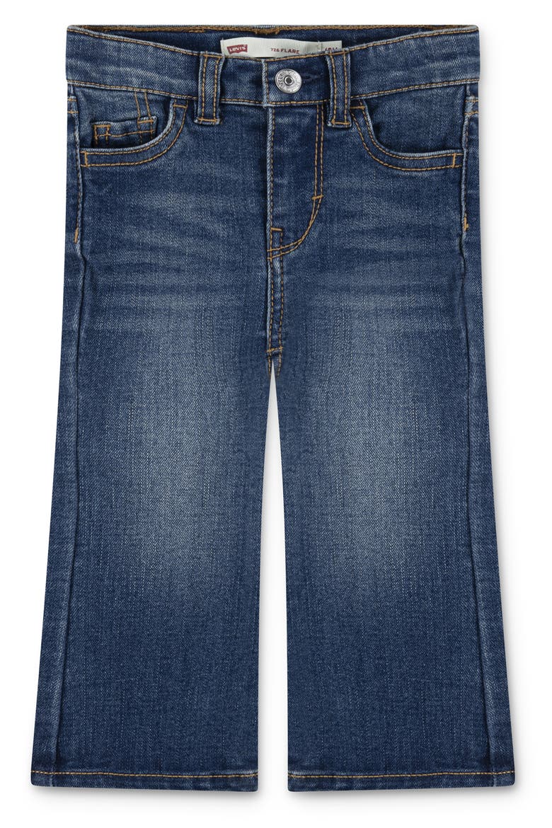 Flare Jeans, Main, color, DARK WAVE