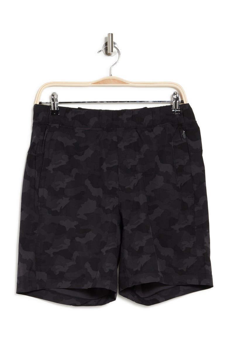 Zip Pocket Performance Shorts, Alternate, color, P578 SMALL CAMO BLA