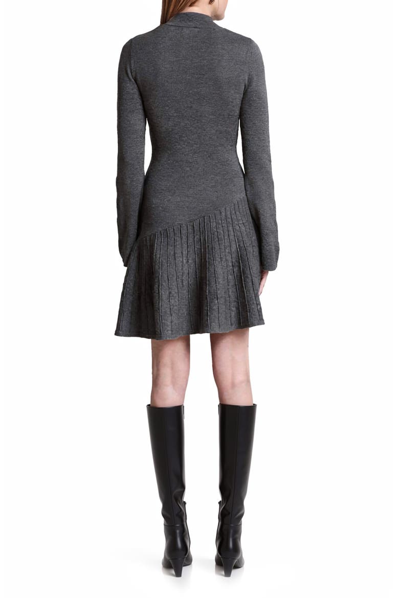 Long Sleeve Sweater Dress, Alternate, color, HEATHERED CHARCOAL