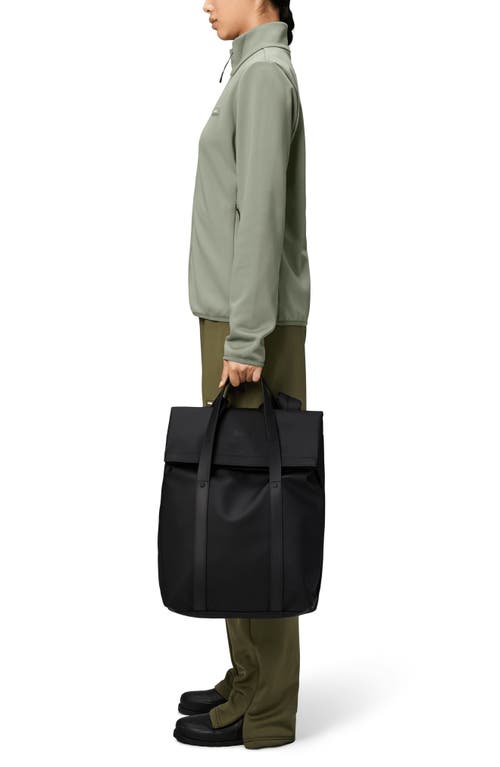 Rains 2 Way Tote Backpack In Black
