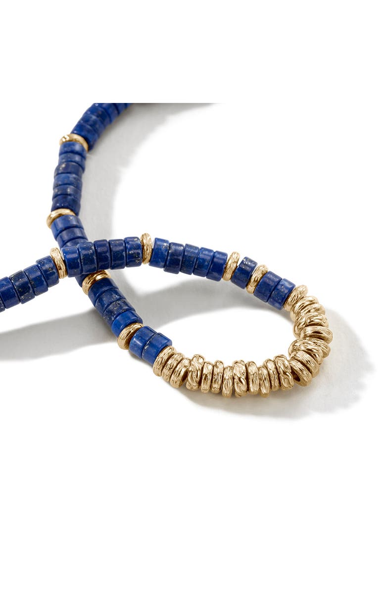 John Hardy Heishi Bracelet, Gemstones, Gold, Alternate, color, Gold/Blue
