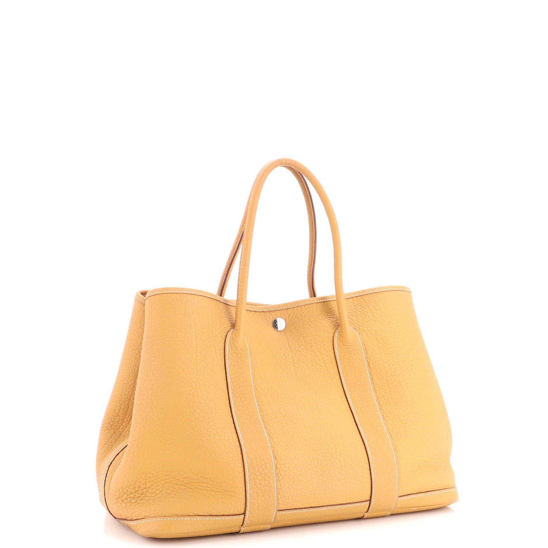 Garden Party Tote Leather 36, Alternate, color, White