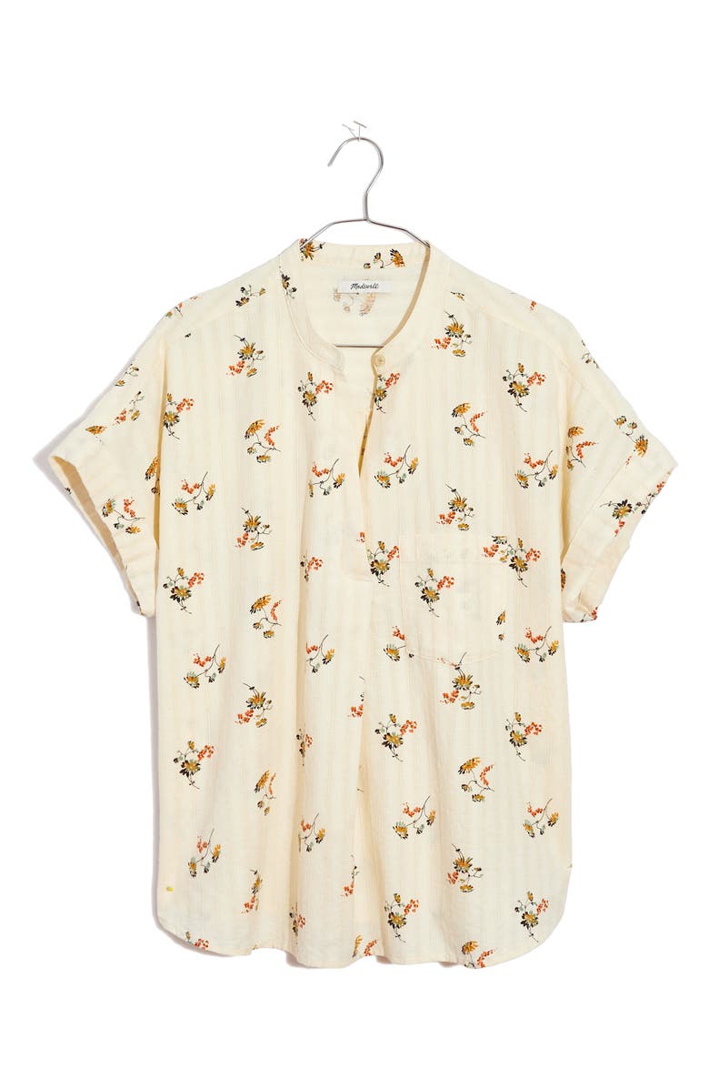 Madewell Marseille Daisies Bower Popover Shirt, Alternate, color,