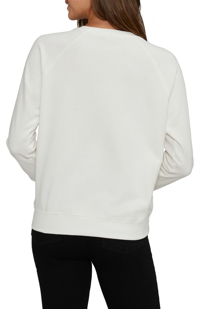 Wildfox Pickleball Champion Keely Graphic Sweatshirt, Alternate, color, Snow White