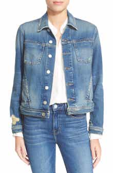 L'AGENCE Slim Fit Denim Jacket
