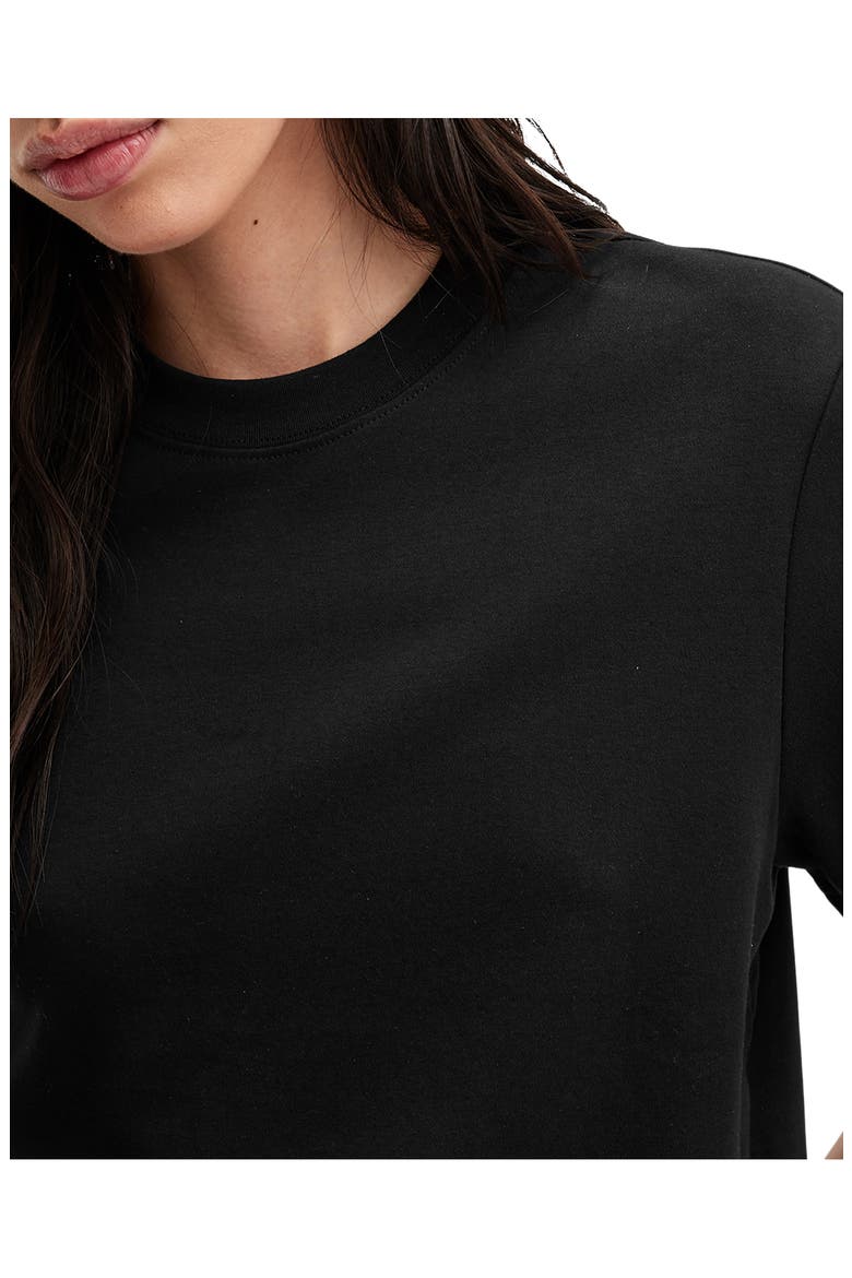 Lisa Crewneck T-Shirt, Alternate, color, BLACK