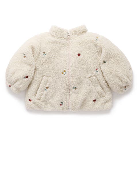 Fluffy Embroidered Jacket