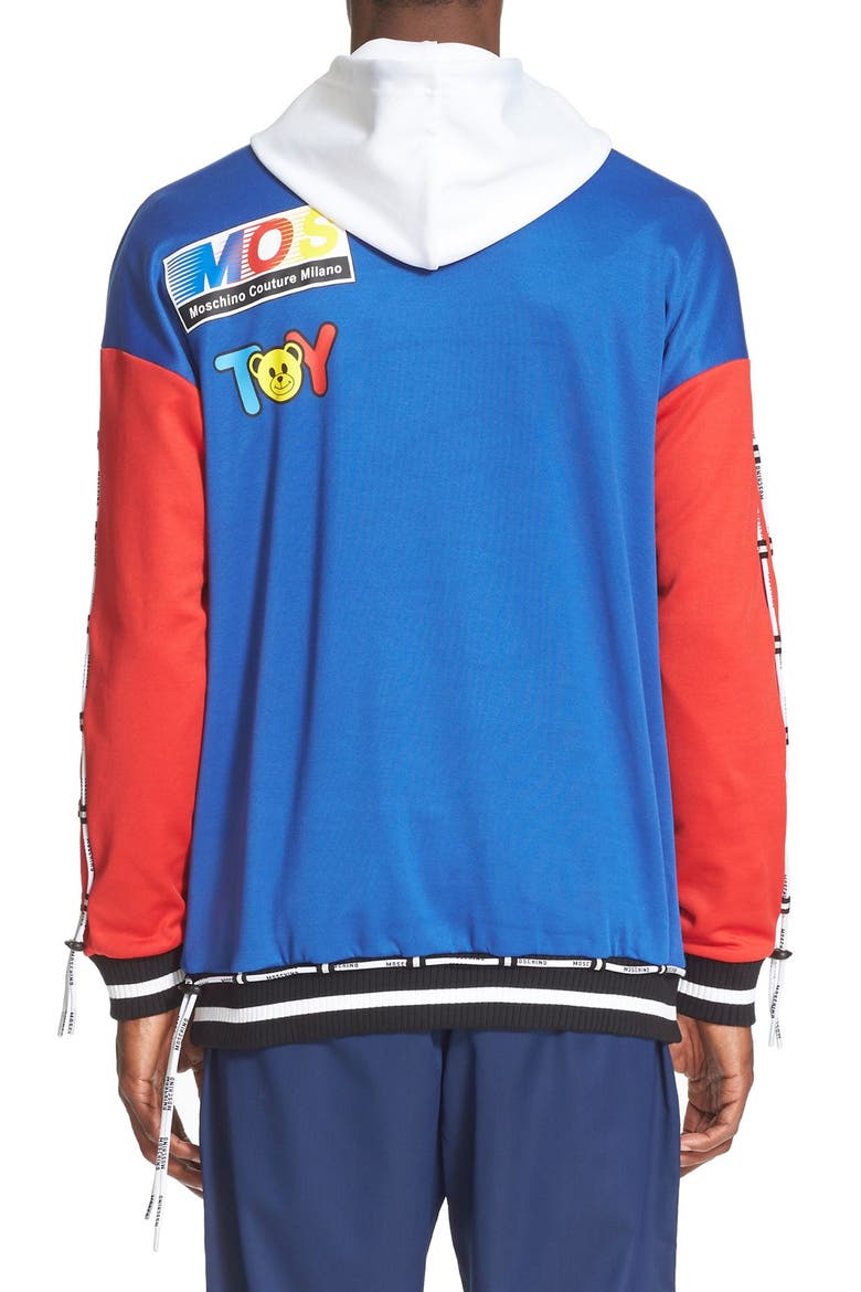 Graphic Hoodie, Alternate, color, BLUE