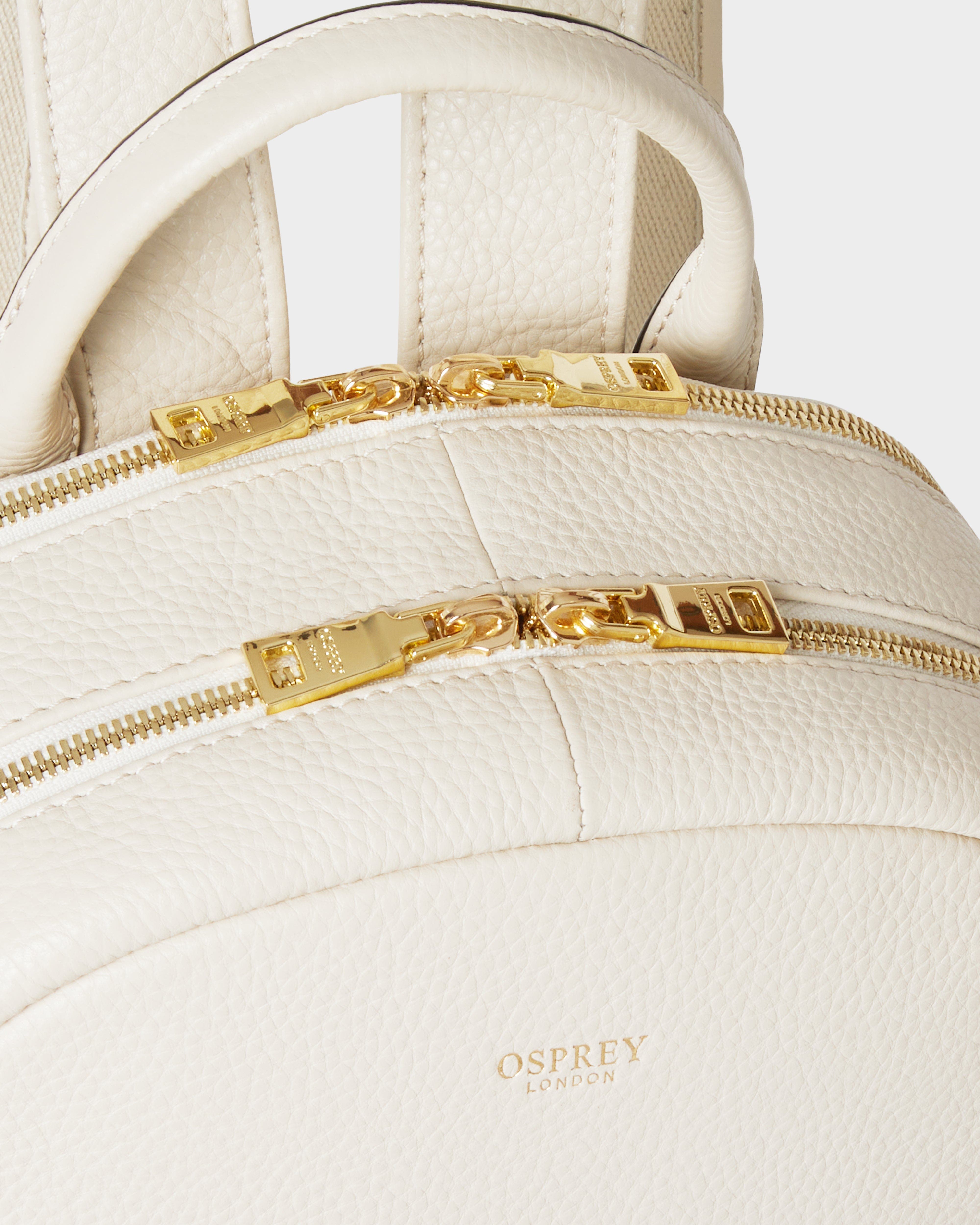 Osprey London The Adaline Leather Backpack, Alternate, color, Dove
