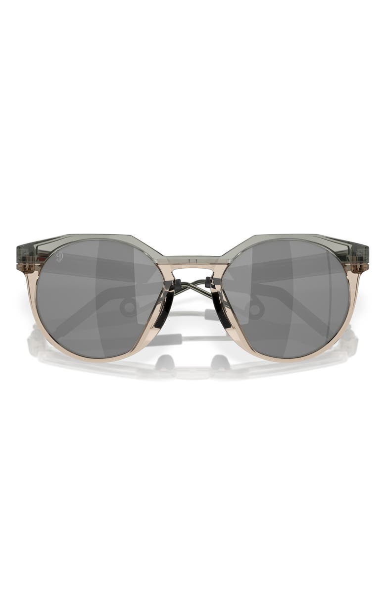 Oakley HSTN Metal 52mm Prizm<sup>™</sup> Round Sunglasses, Alternate, color, Black Grey