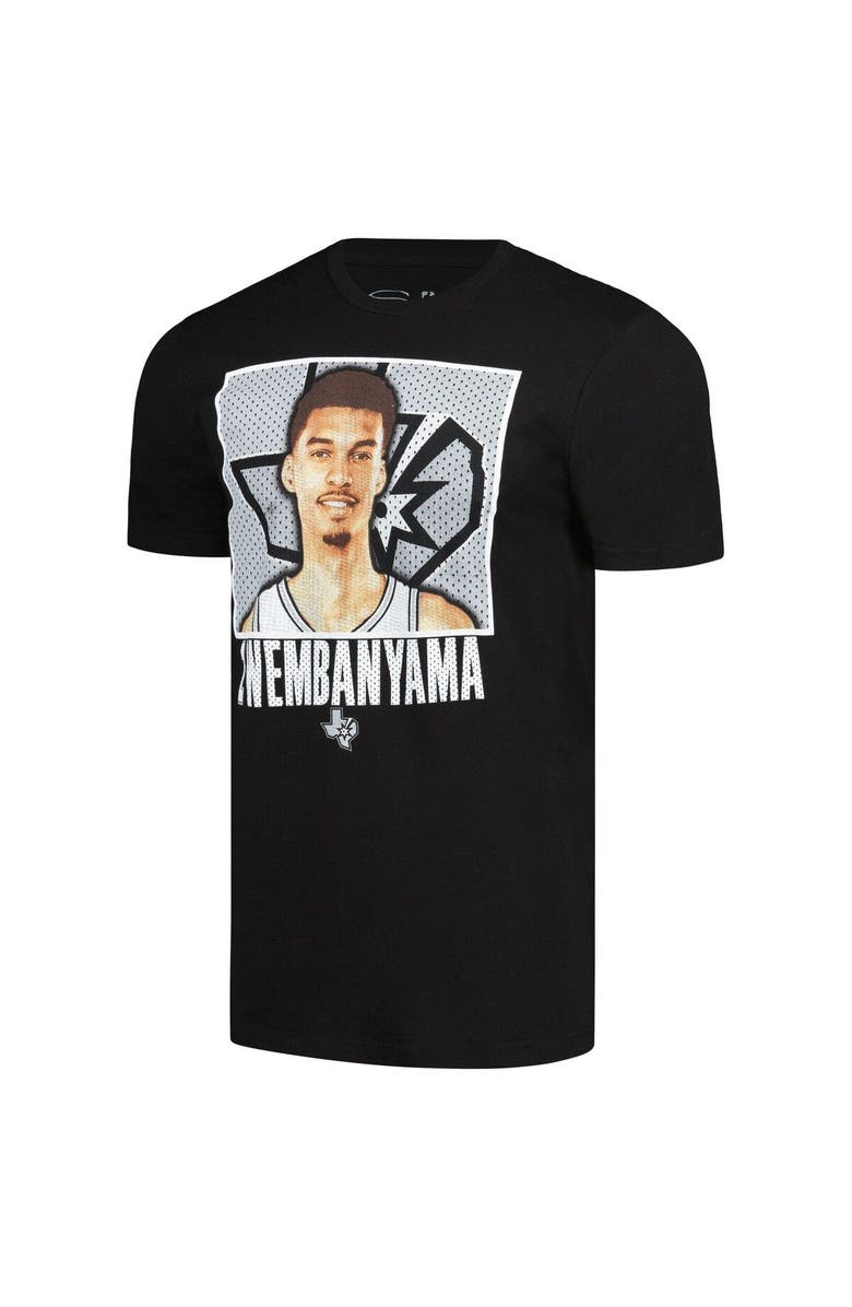 Stadium Essentials Men's Stadium Essentials Victor Wembanyama Black San Antonio Spurs Player Box Out T-Shirt, Alternate, color, 