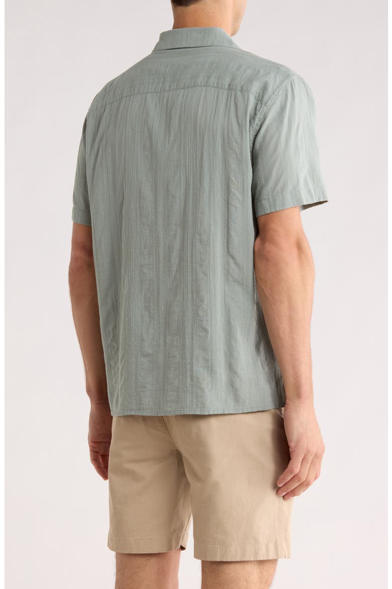 One Fit Button Front Shirt, Alternate, color, SLATE GRAY