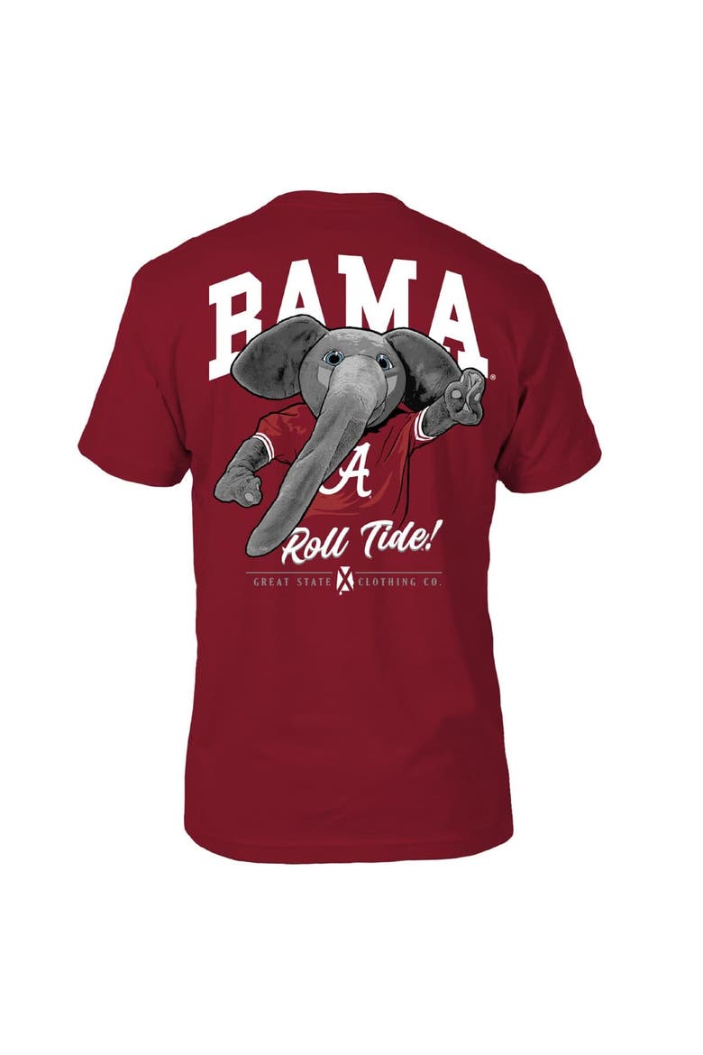 Men's Crimson Alabama Crimson Tide Rally Mascot T-Shirt, Alternate, color, Crimson
