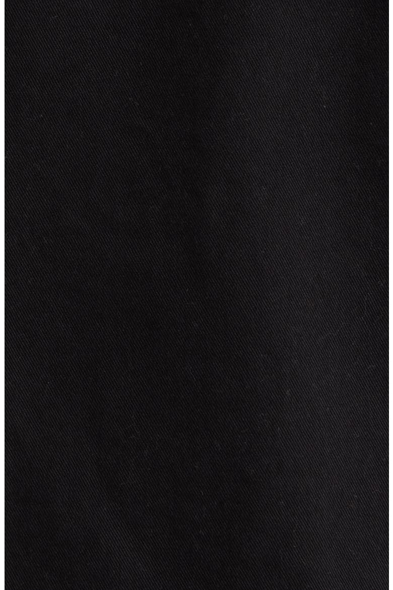 Fleece Lined Cotton Twill Ledger Jacket, Alternate, color, BLACK
