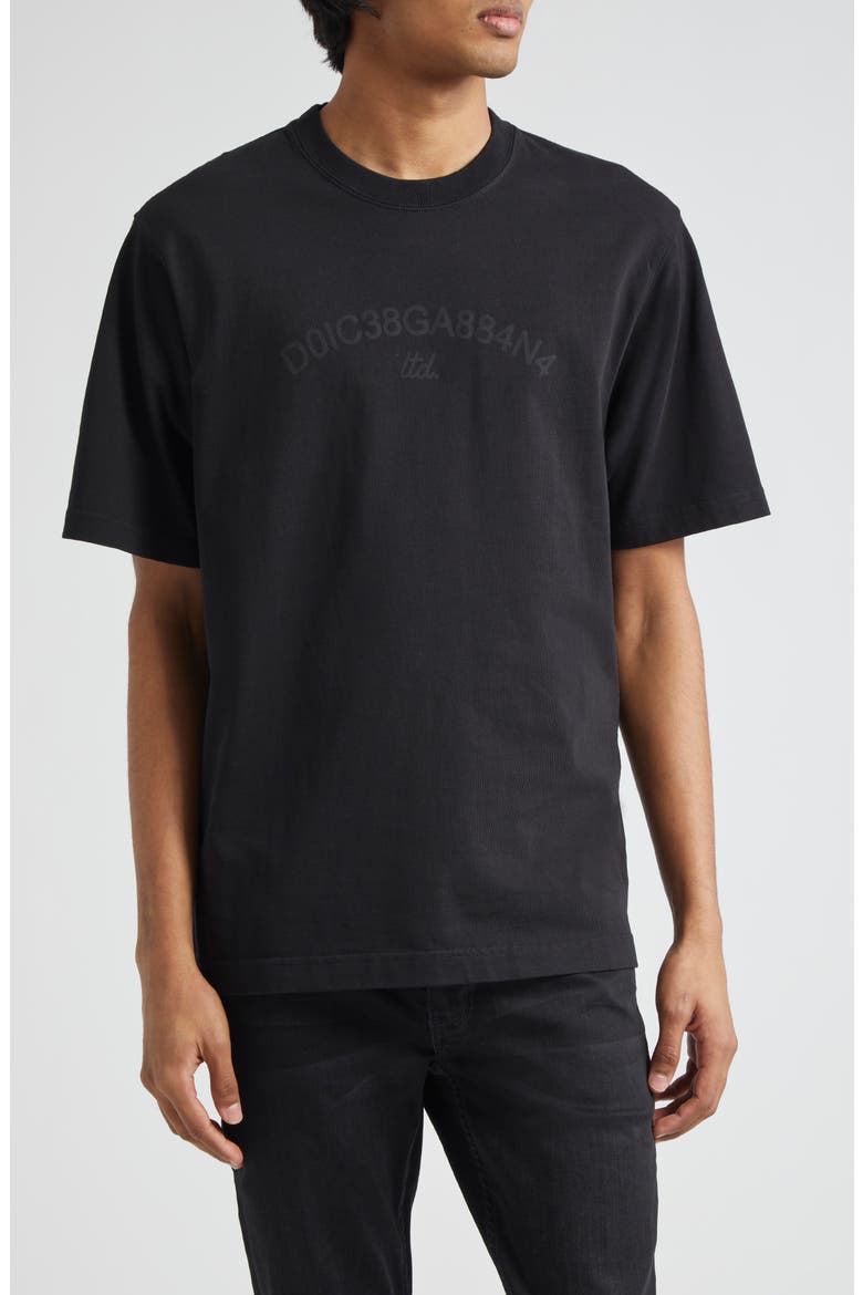 Tonal Logo Graphic T-Shirt, Main, color, NERO
