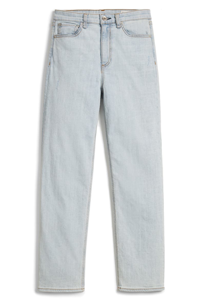 Nina High Waist Ankle Cigarette Jeans, Main, color, CLEAN EDGEVINE