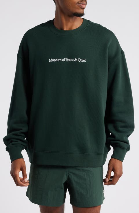 MOPQ Embroidered Crewneck Sweatshirt