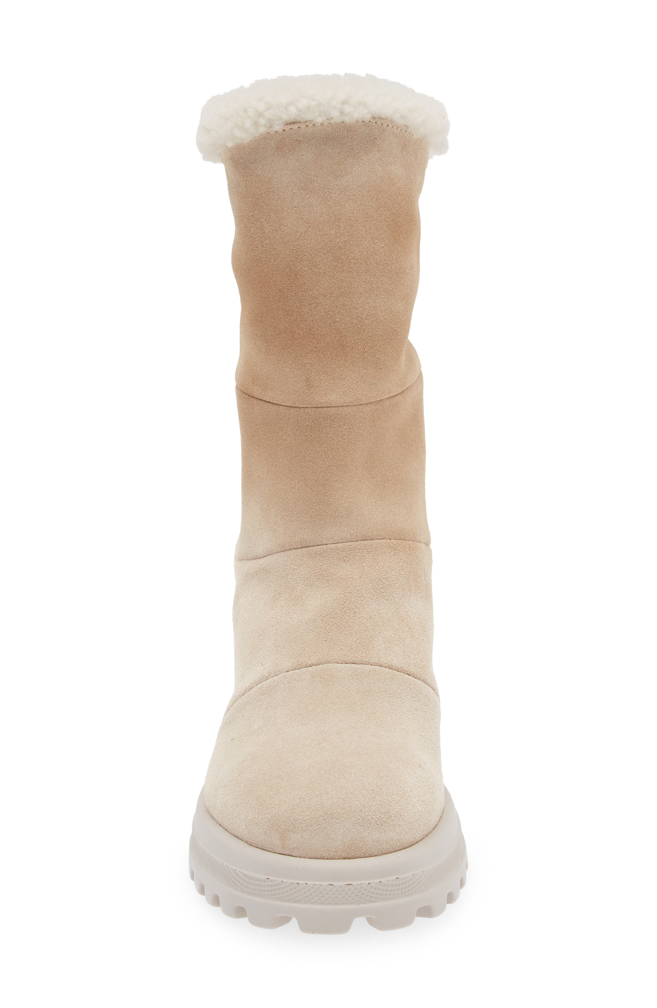 Voile Blanche Claire Genuine Shearling Boot, Alternate, color, 