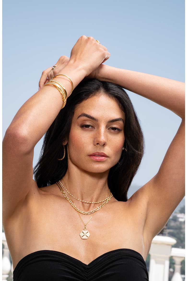 Varda Diamond Necklace (Nordstrom Exclusive), Alternate, color, 18K YELLOW GOLD