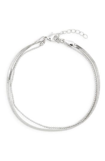 Nordstrom Rack Mixed Chain Anklet