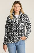 Lands' End Anyweather Fleece Quarter Zip Pullover