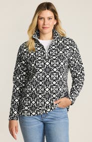 Lands' End Anyweather Fleece Quarter Zip Pullover