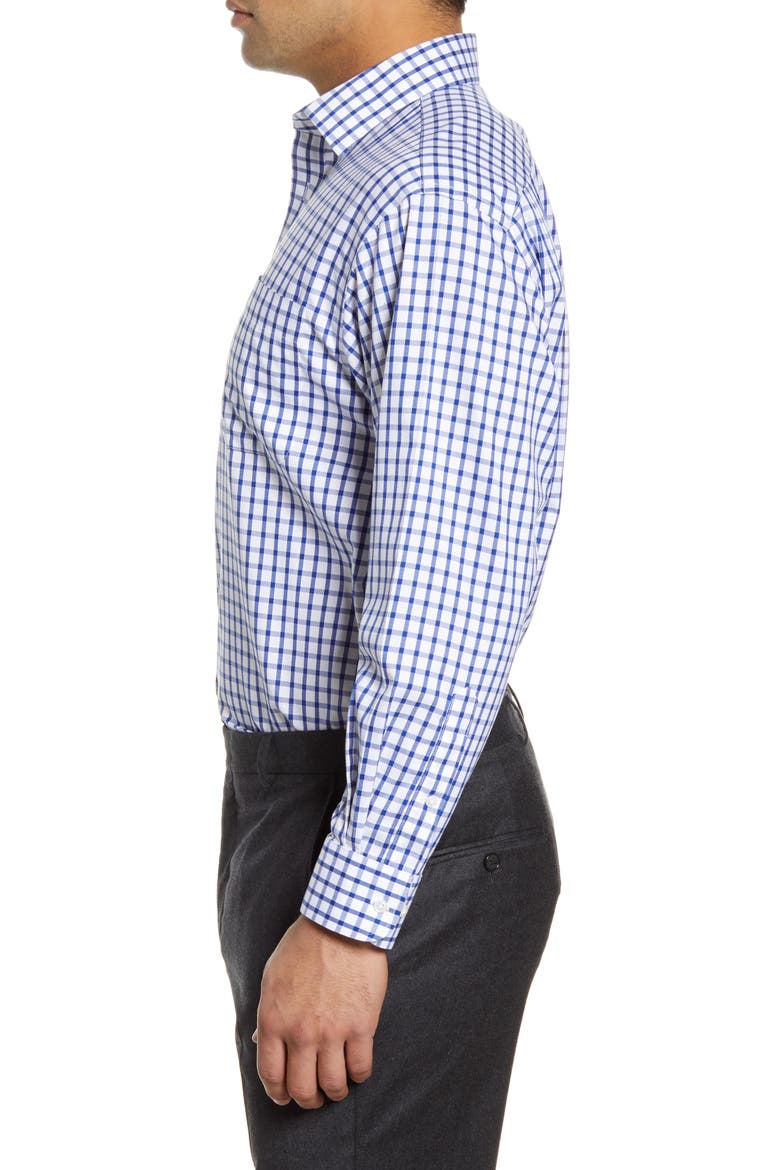 Smartcare™ Classic Fit Check Dress Shirt, Alternate, color, BLUE MAZARINE