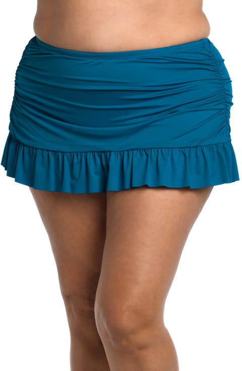 Island Goddess Skirted Bikini Bottoms (Plus Size)