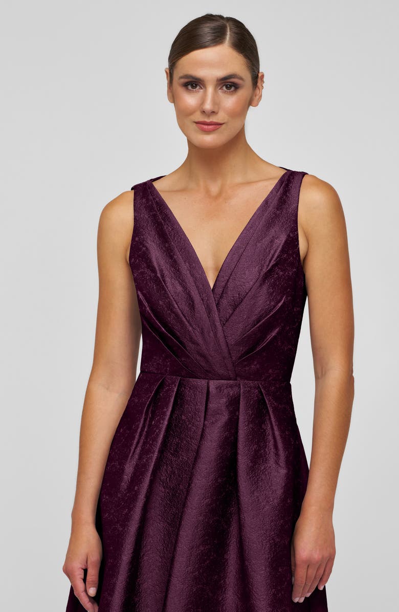 Kay Unger Olivia Sleeveless Cocktail Dress, Alternate, color, Mulberry