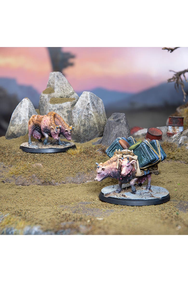 Fallout, Wasteland Warfare Creatures, Brahmin Herd, Alternate, color, Multicolored