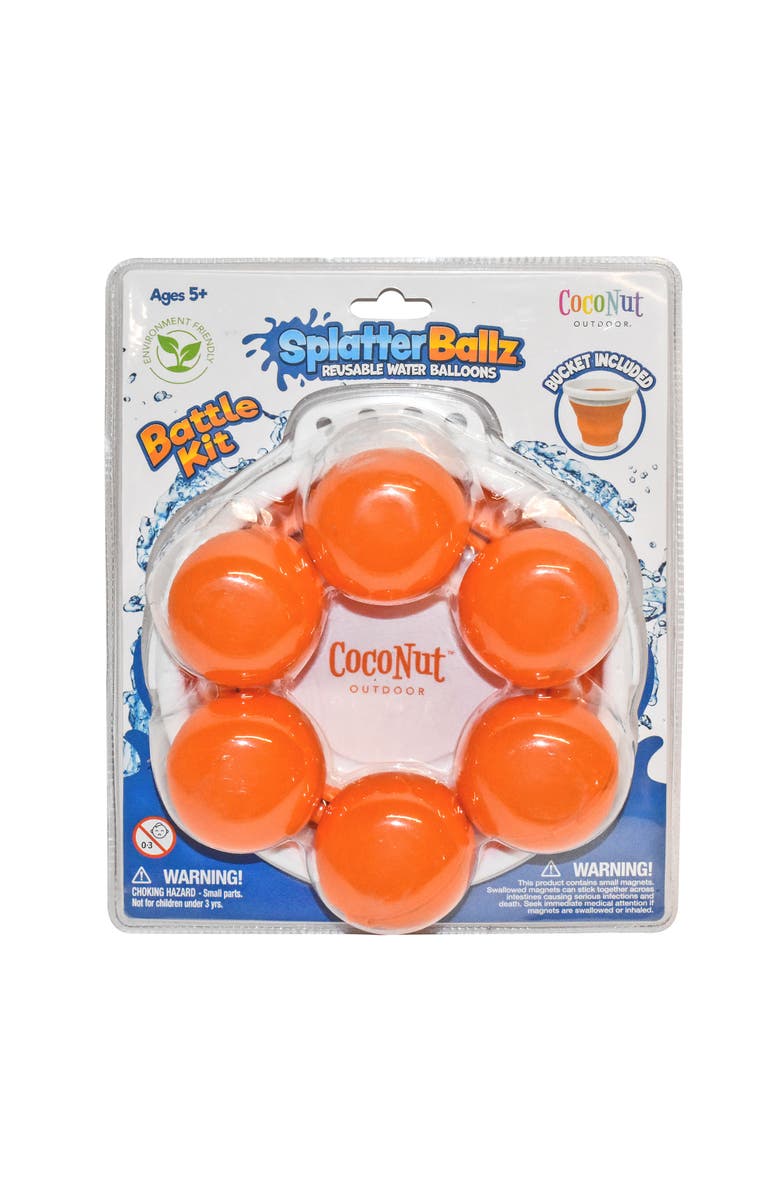 SplatterBallz Reusable Water Balloon Battle Kit, Alternate, color, Multicolored