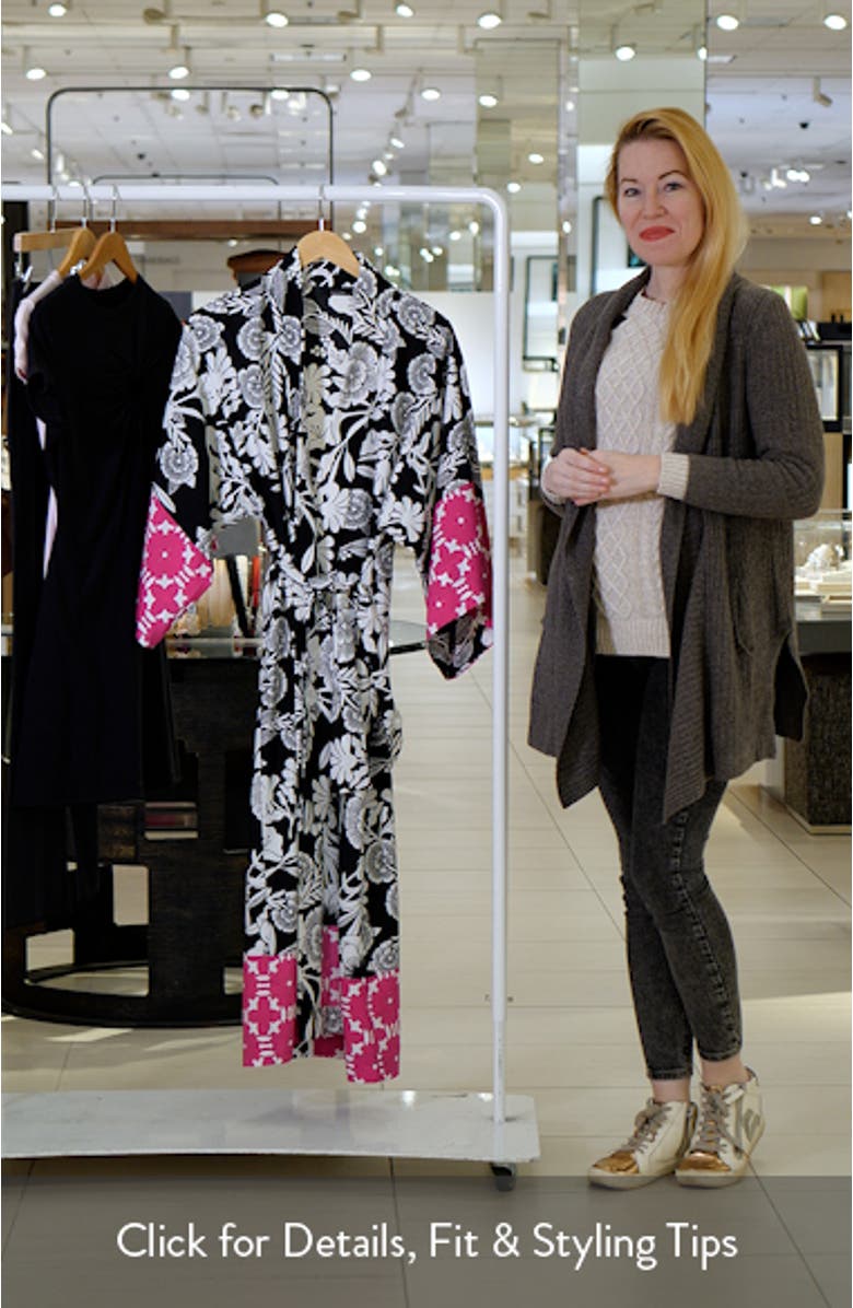 Botanica Crêpe de Chine Robe, sales video thumbnail