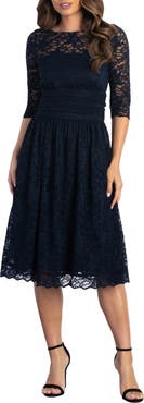 Kiyonna Luna Lace Cocktail Dress
