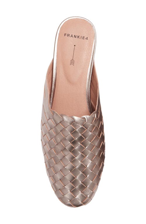 Frankie4 Wallace Mule In Champagne Weave