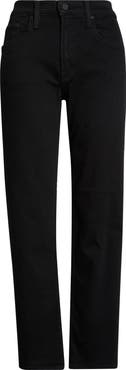 MOTHER The Newbie Hover High Waist Ankle Straight Leg Jeans