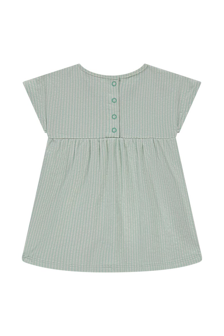Short Sleeve Striped Dress, Alternate, color, Seafoam