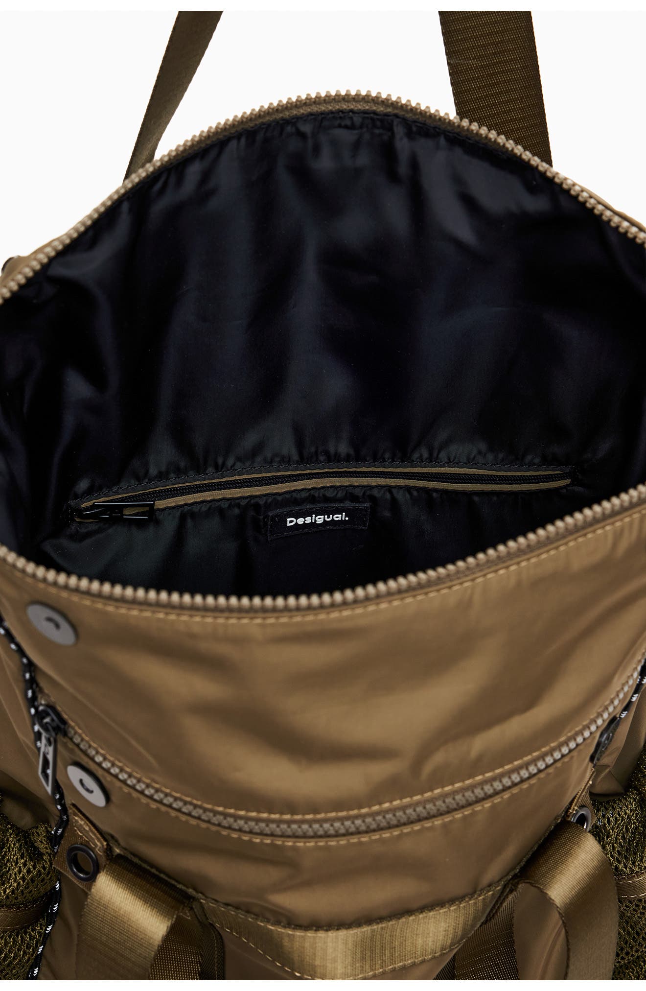 Desigual Big Backpack, Alternate, color, Khaki