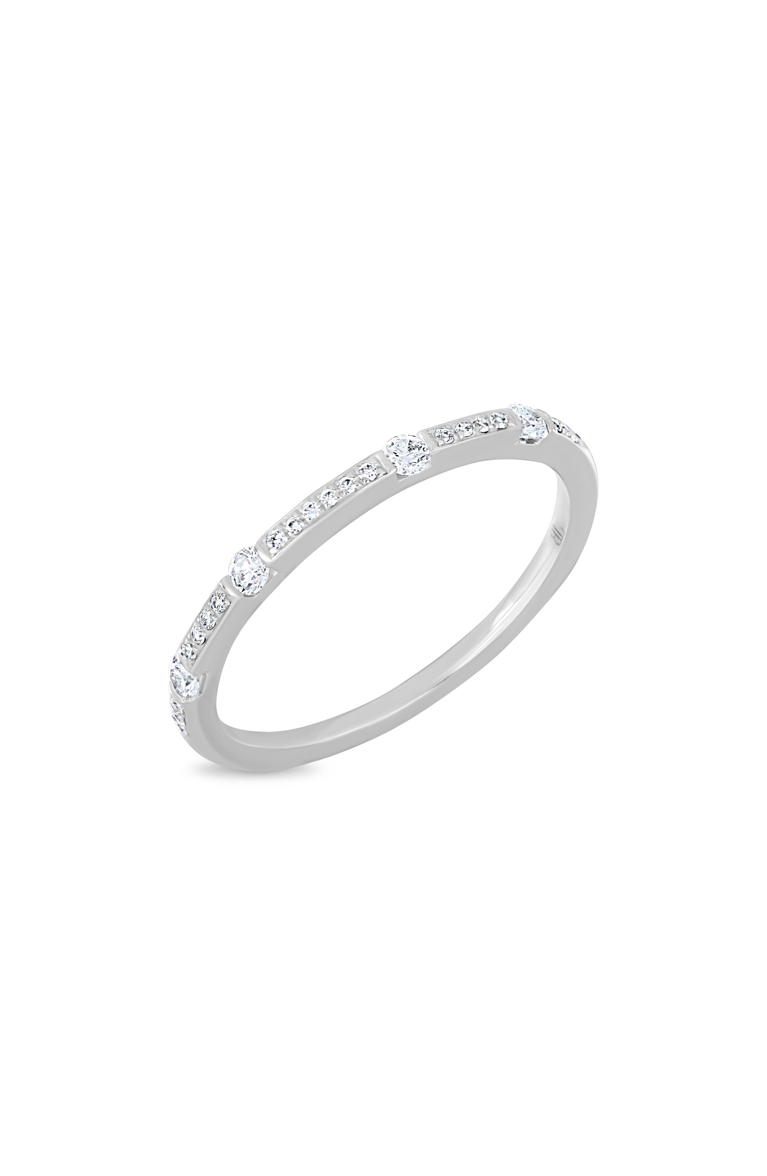 Bony Levy Geo Diamond Stackable Ring