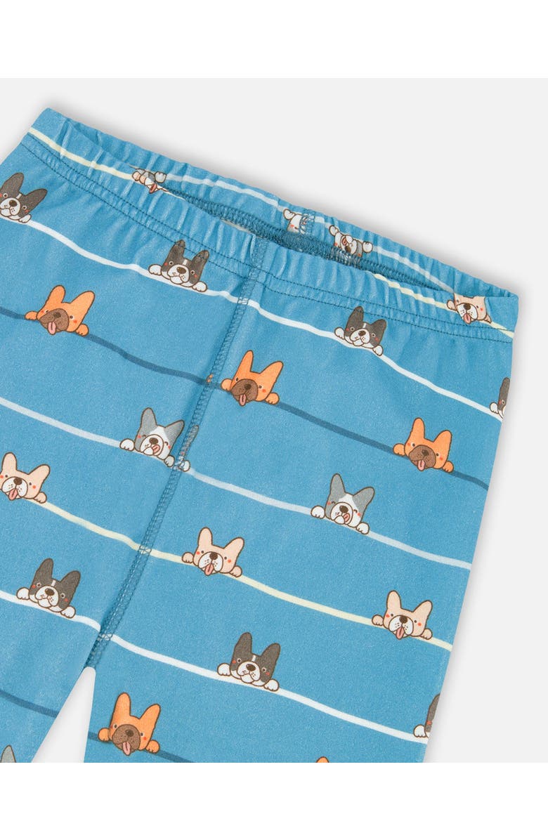 Deux par Deux Two-Piece Organic Cotton Pajama Set Dog, Alternate, color,