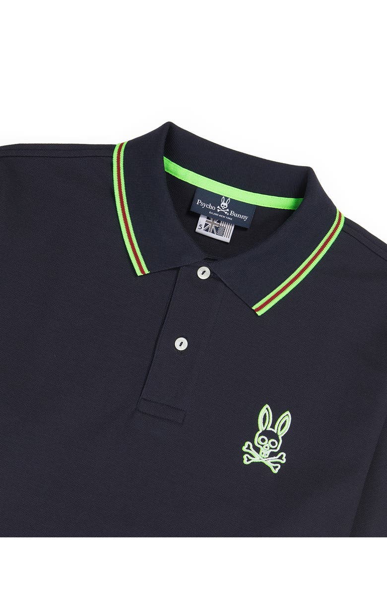Psycho Bunny Gresham Tipped Piqué Polo, Alternate, color,