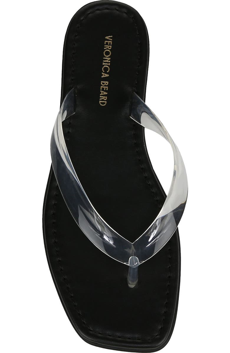 Veronica Beard Clea Flip Flop, Alternate, color, Clear