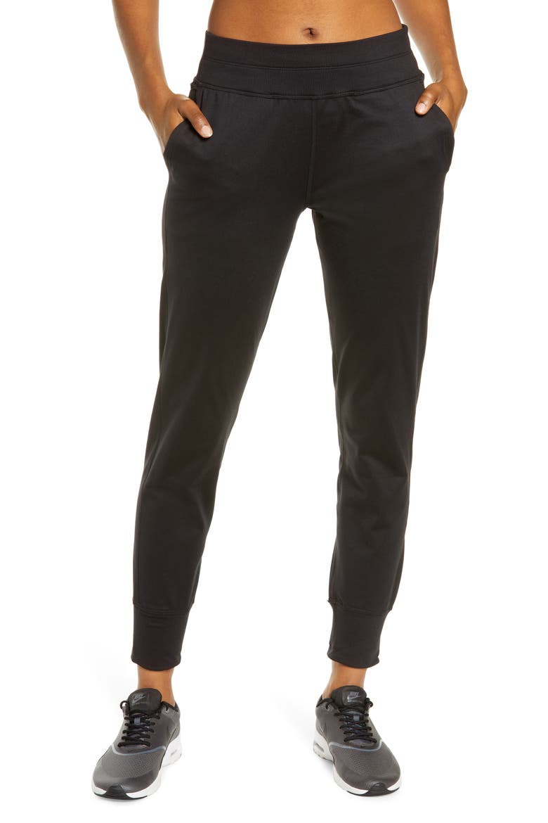 Cozy Active Pocket Joggers, Main, color, BLACK